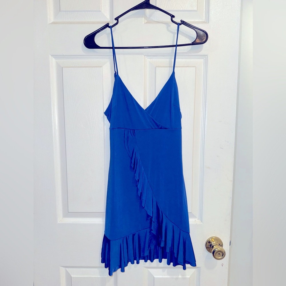 BRAND NEW - Lucy in the Sky berry blue dress - Size S